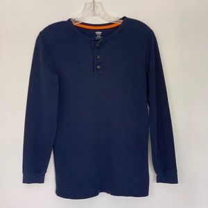 Old Navy Henley Thermal Tee Shirt Boys XL 14-16